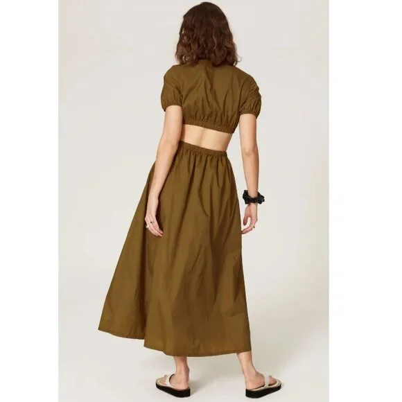 NWT StaudCalypso Cut-Out Maxi Dress Maxi